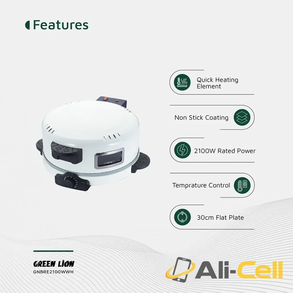 Green Lion Classic Bread Maker 2100W - White — 3
