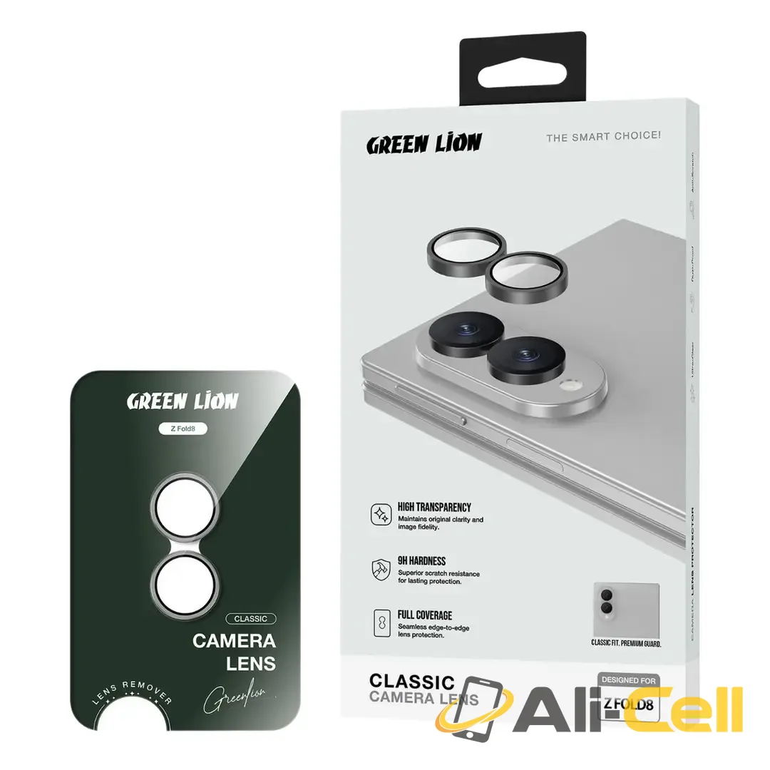 Green Lion Classic Camera Lens Protector for Z Fold 8 - Grey — 3