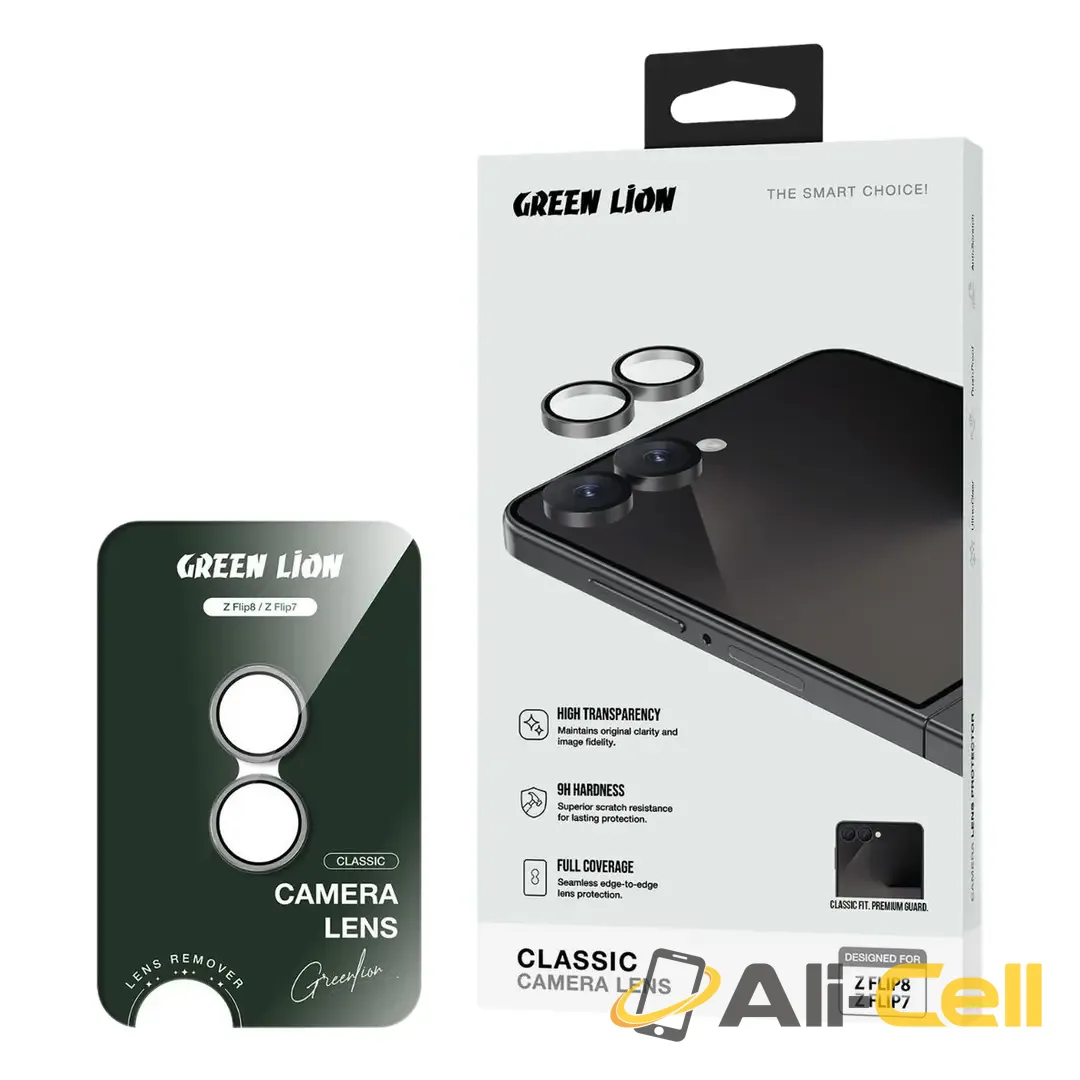 Green Lion Classic Camera Lens Protector for Z Flip 8 & 7 - Grey — 3
