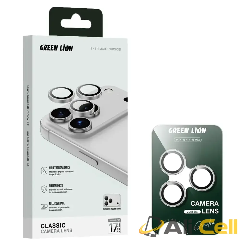 Green Lion Classic Camera Lens Protector for iPhone 17 Pro / Pro Max — 3