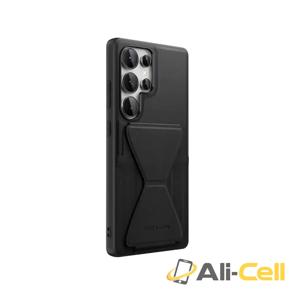 Green Lion Classio Stand Leather Case for S25 Ultra