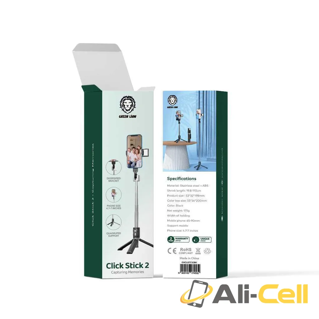 Green Lion Click Stick 2 Selfie Stick — 2
