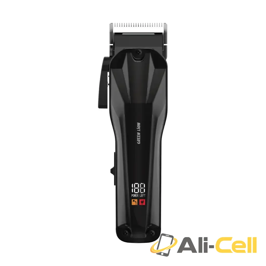 Green Lion Clip Pro Professional Hair Clipper - Black