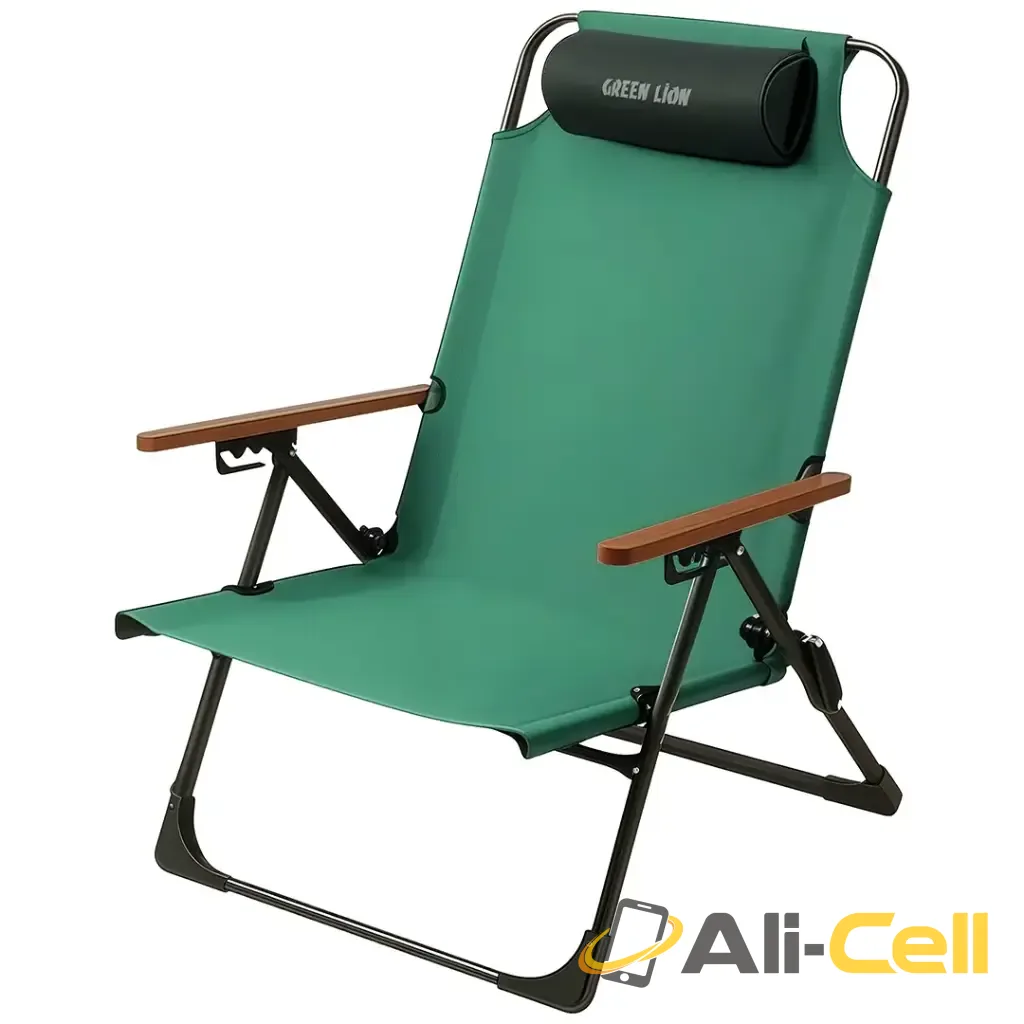 Green Lion Coast Adjustable Camping Chair - Green