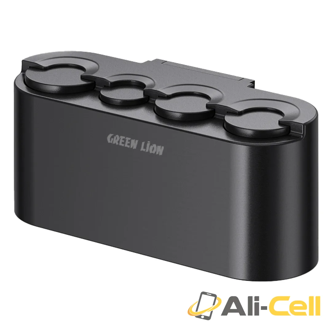 Green Lion Coin Dock Car Coin Organizer - Black — 2
