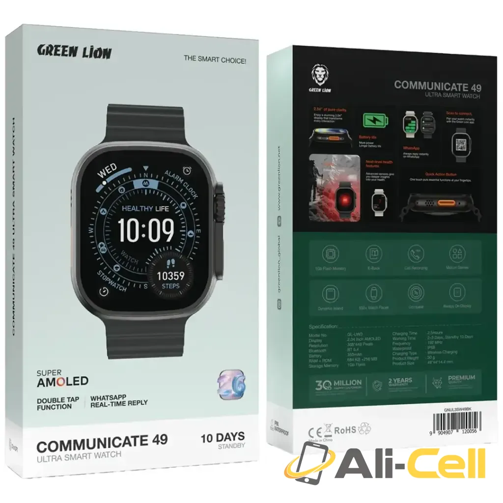 Green Lion Communicate 49 Ultra Smart Watch 49mm — 2