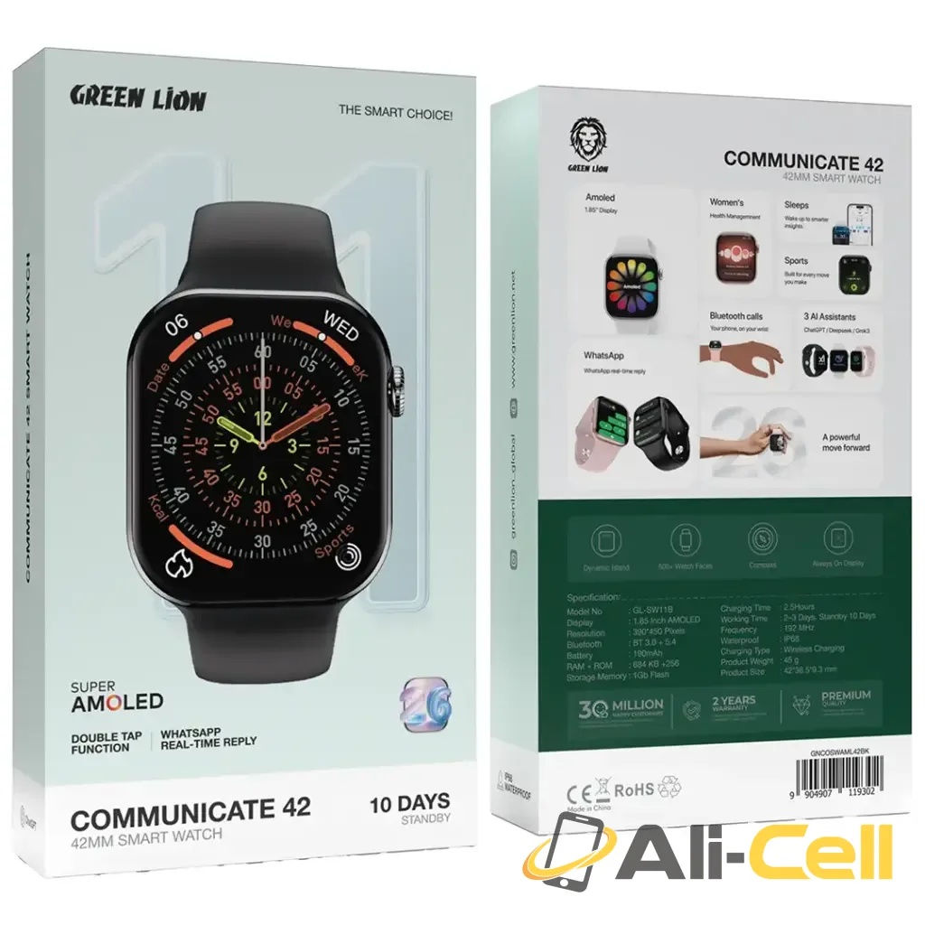 Green Lion Communicate 42 Smart Watch - 42mm — 2