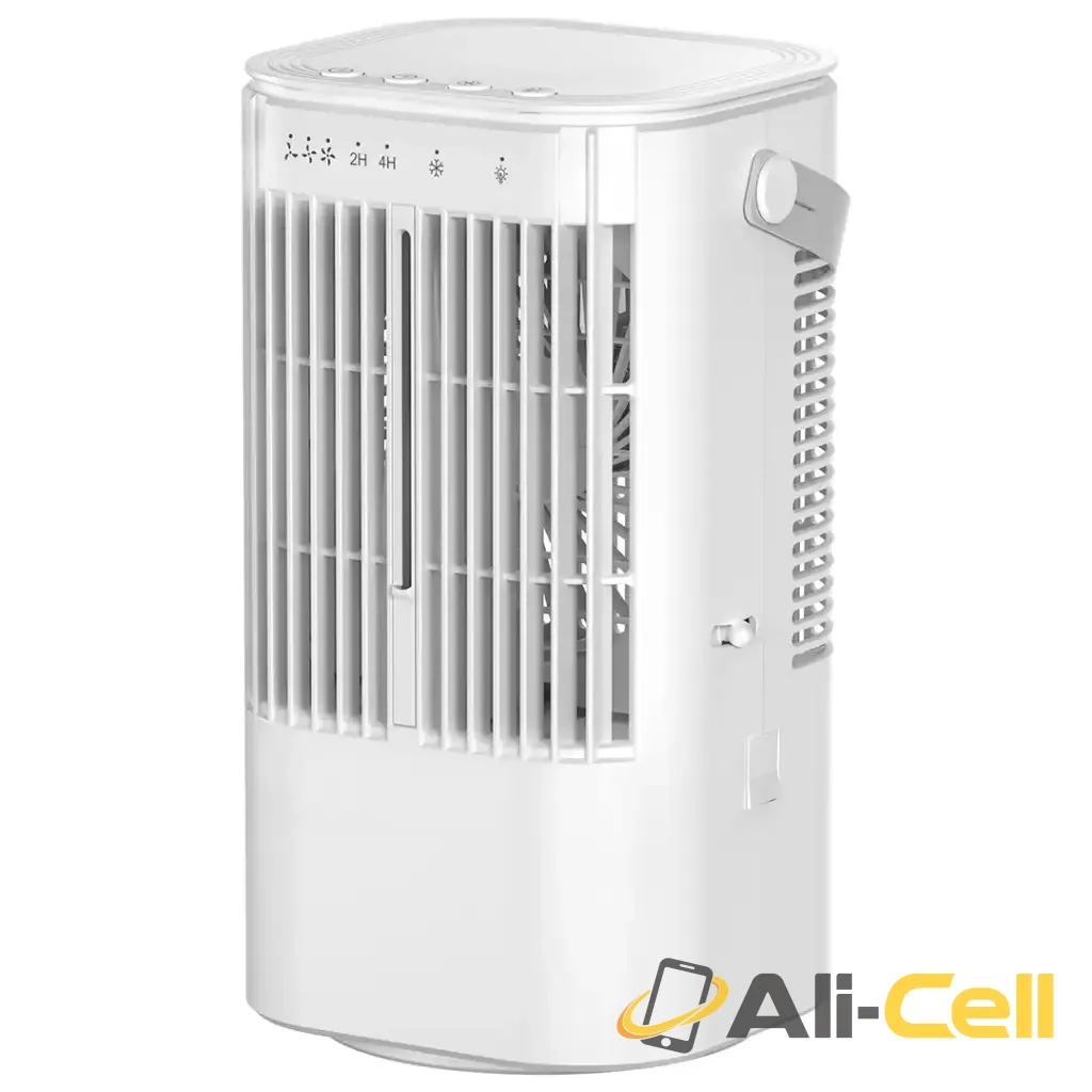 Green Lion Compact Air Cooler Fan with 900mL Water Tank & 120° Oscillation - White — 2