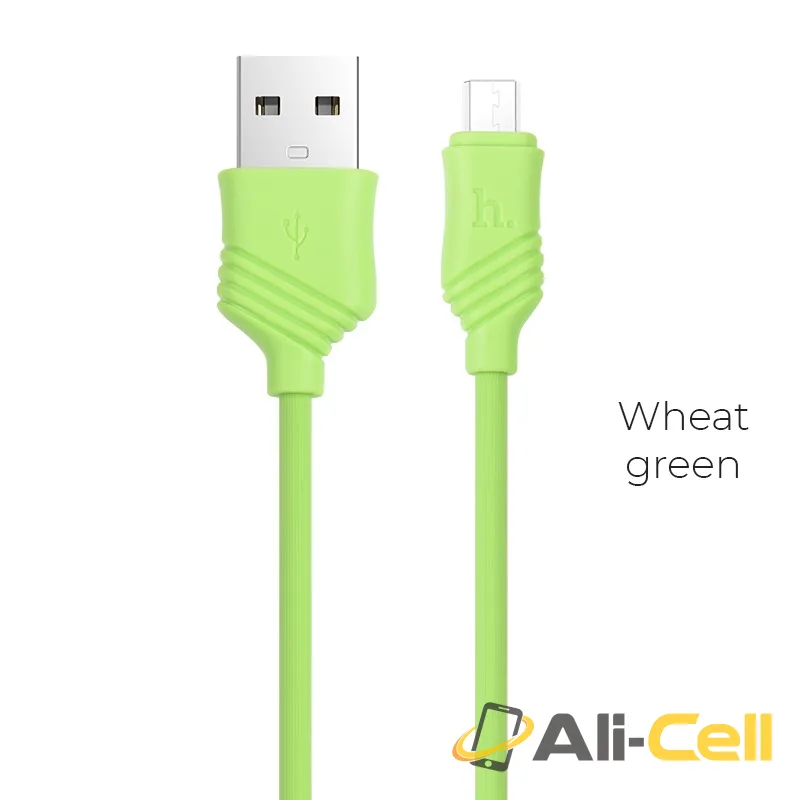 Cable USB to Micro-USB «X6 Khaki» charging data sync (1.0m)