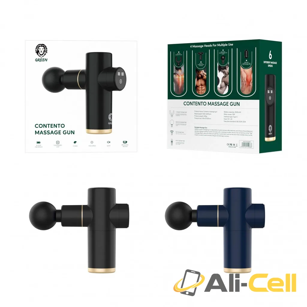 Green Lion Contento Portable Massage Gun 2500mAh — 2