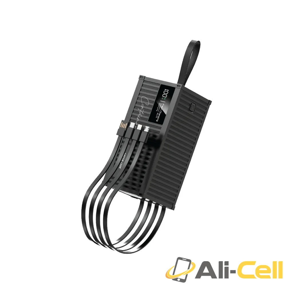 Green Lion Container 50000mAh Power Bank - Black
