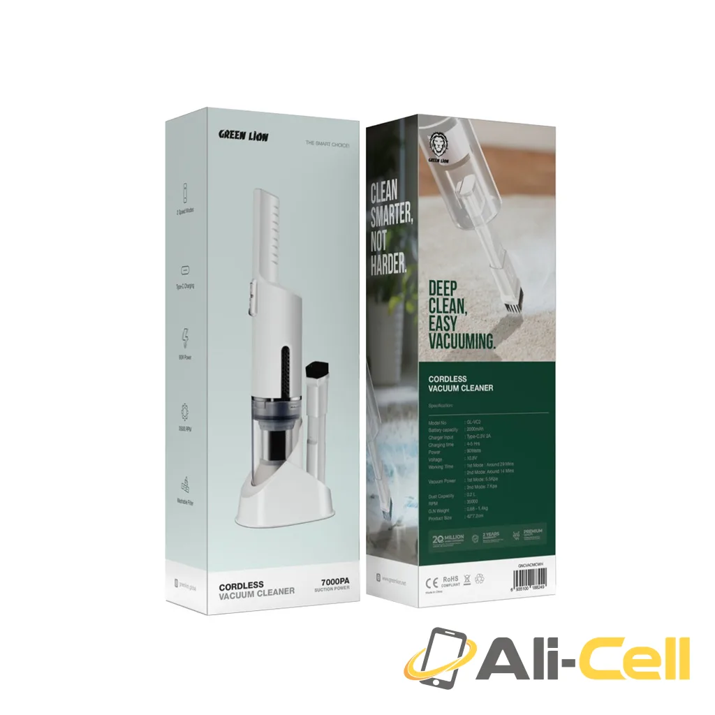 Green Lion Cordless Vacuum Cleaner - White — 2