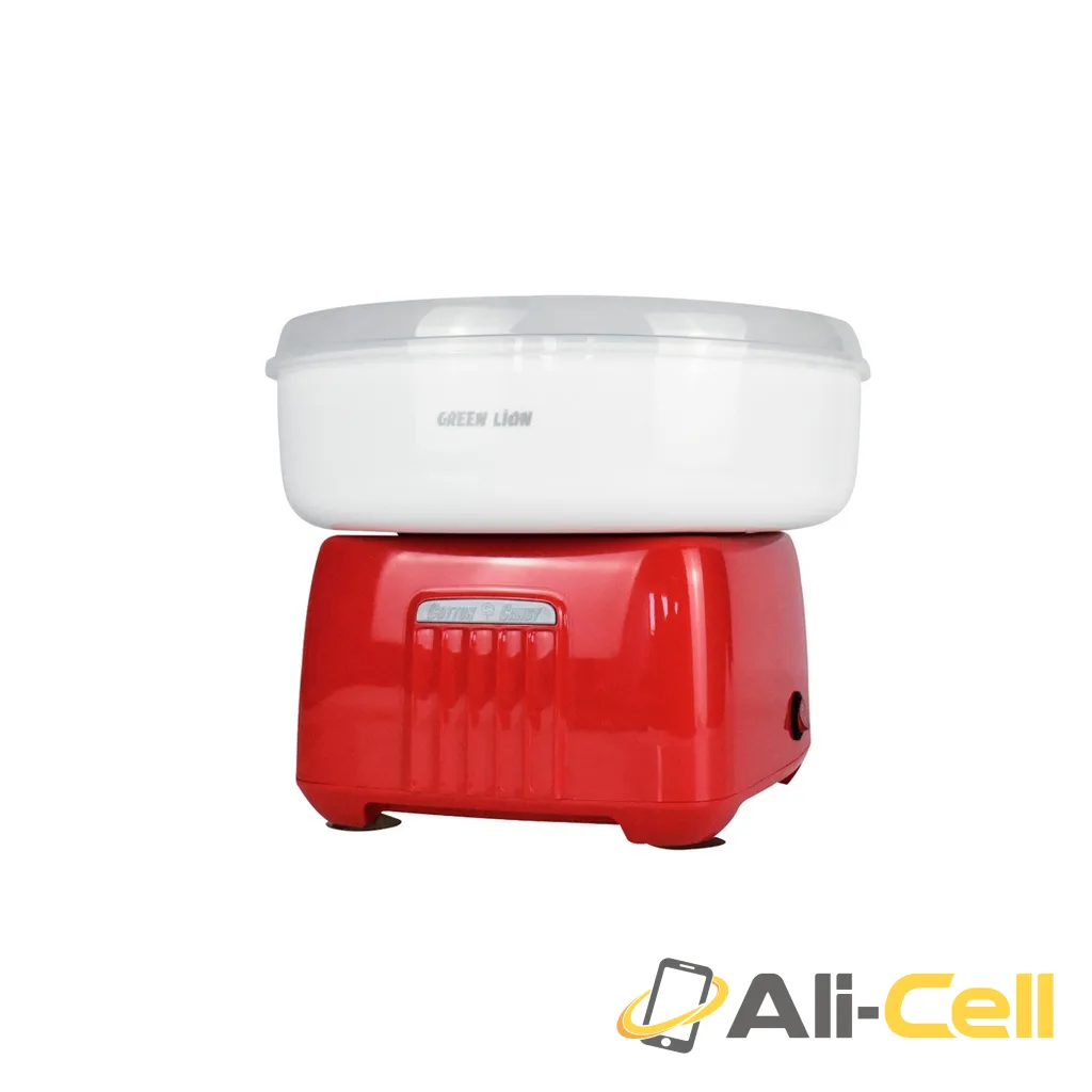 Green Lion Cotton Candy Maker 500W - White Red