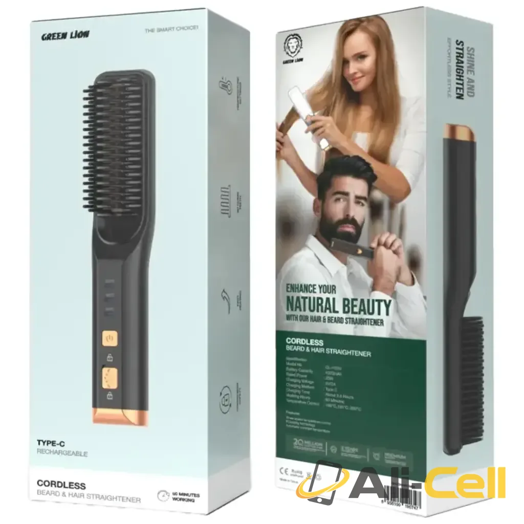 Green Lion Cordless Beard and Hair Straightener — 2