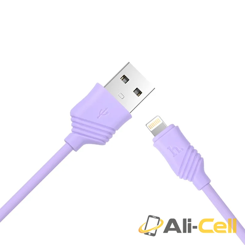 Cable USB to Lightning «X6 Khaki» charging data sync (1.0m) — 3