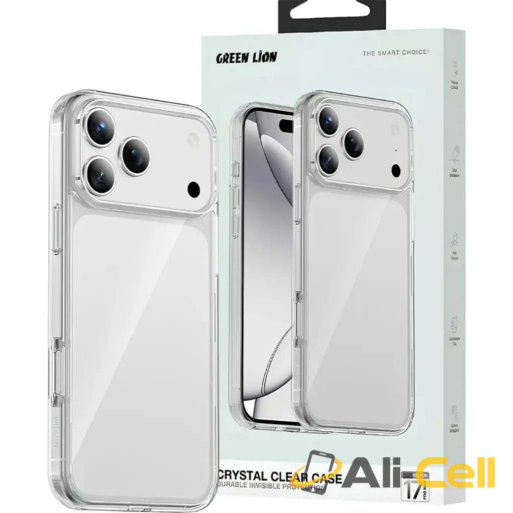 Green Lion Crystal Clear Case for iPhone 17 Series - Clear — 2