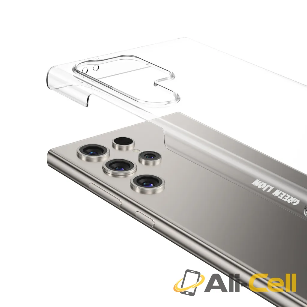 Green Lion Delgado PC Case for S24 Ultra - Clear — 2