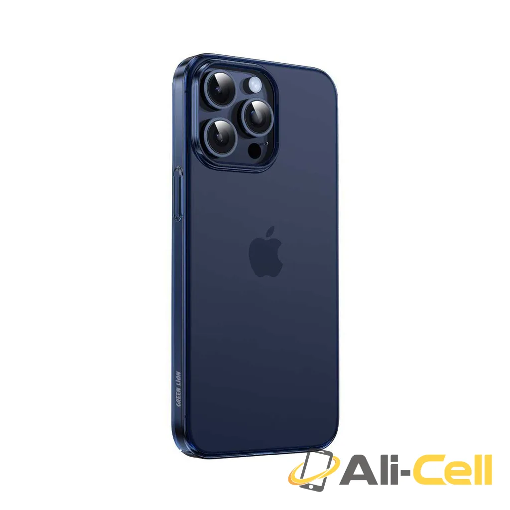 Green Lion Delgado PC Case for iPhone 15 Pro / 15 Pro Max - Blue