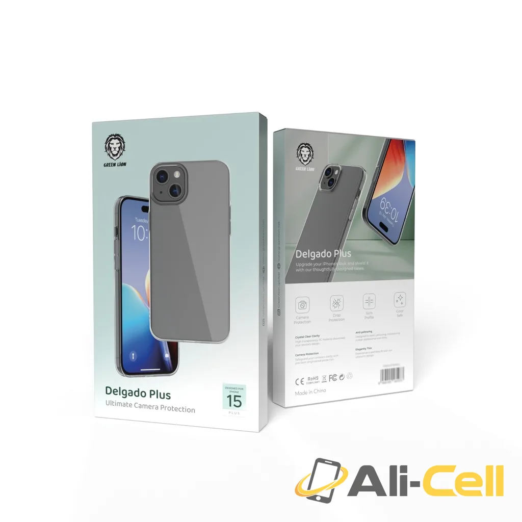 Green Lion Delgado Plus with Camera Protection Case for iPhone 15 / 15 plus - Clear — 2