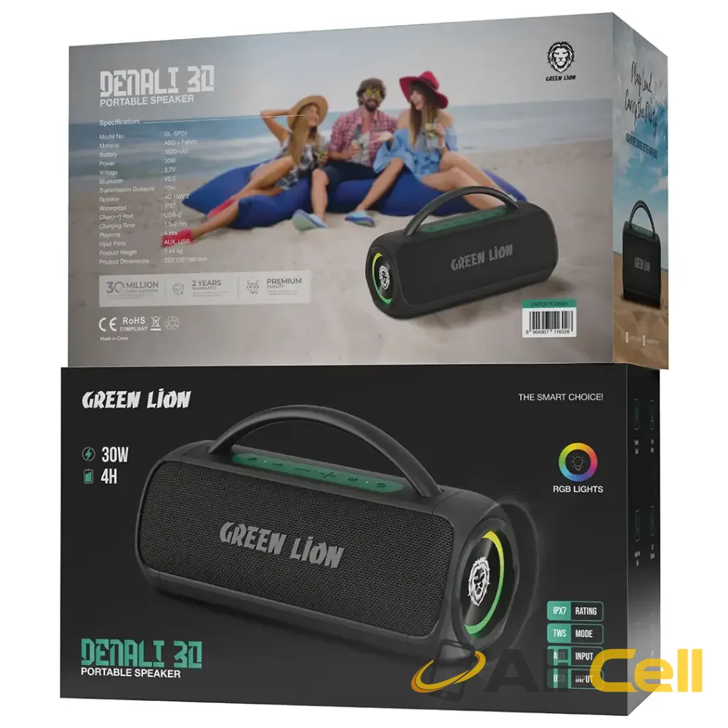 Green Lion Denali 30 Portable Speaker - Black — 3