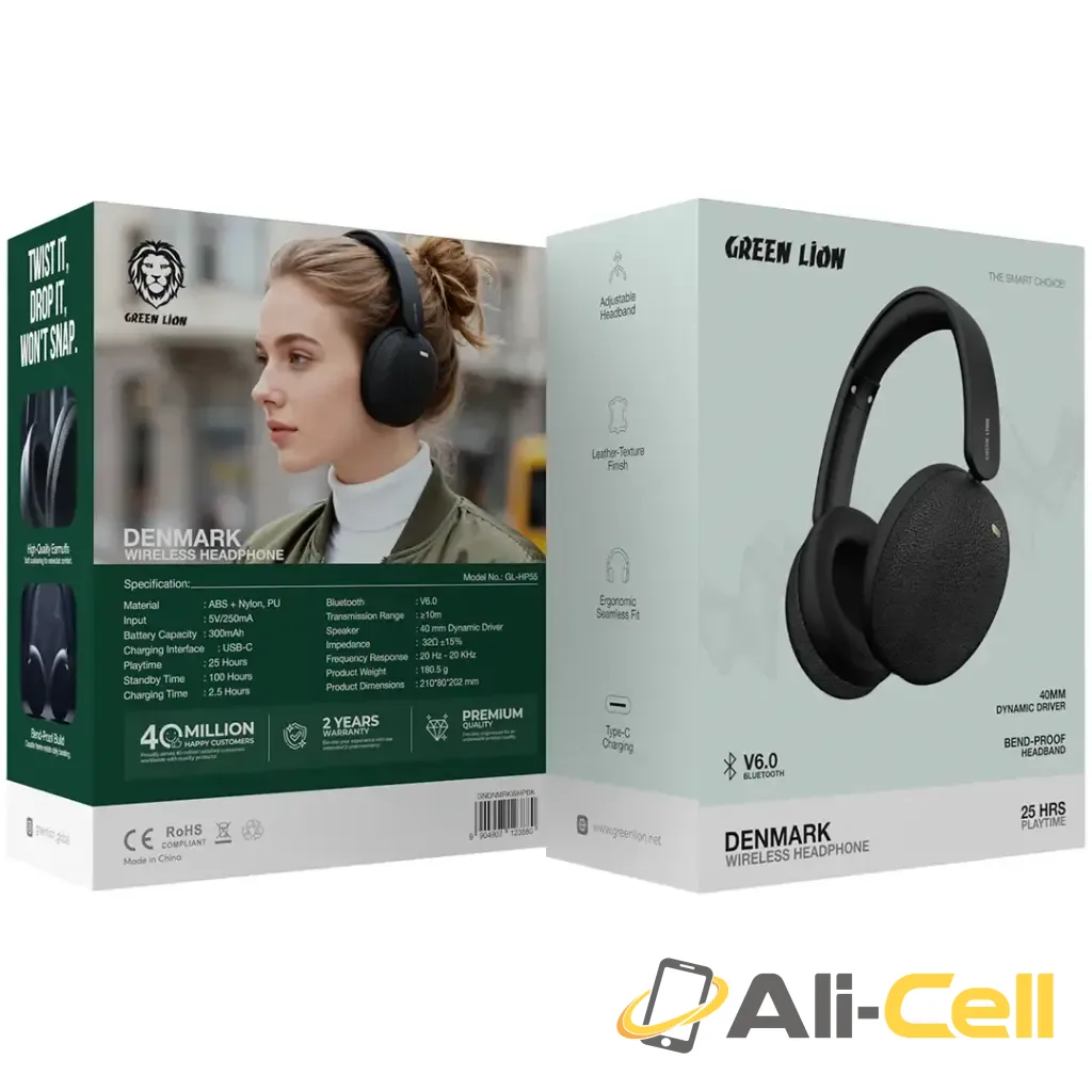 Green Lion Denmark Wireless Headphone — 2