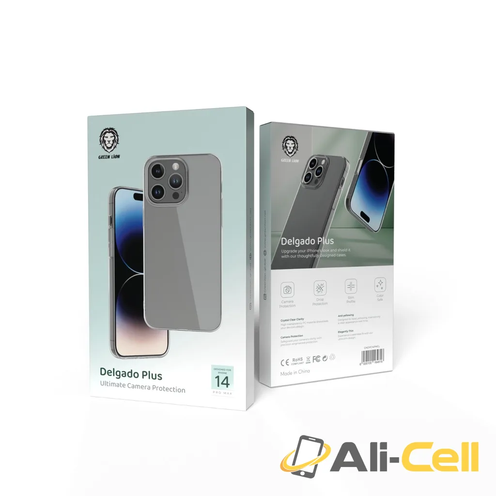 Green Lion Delgado Plus with Camera Protection Case for iPhone 14Pro Max Clear — 2