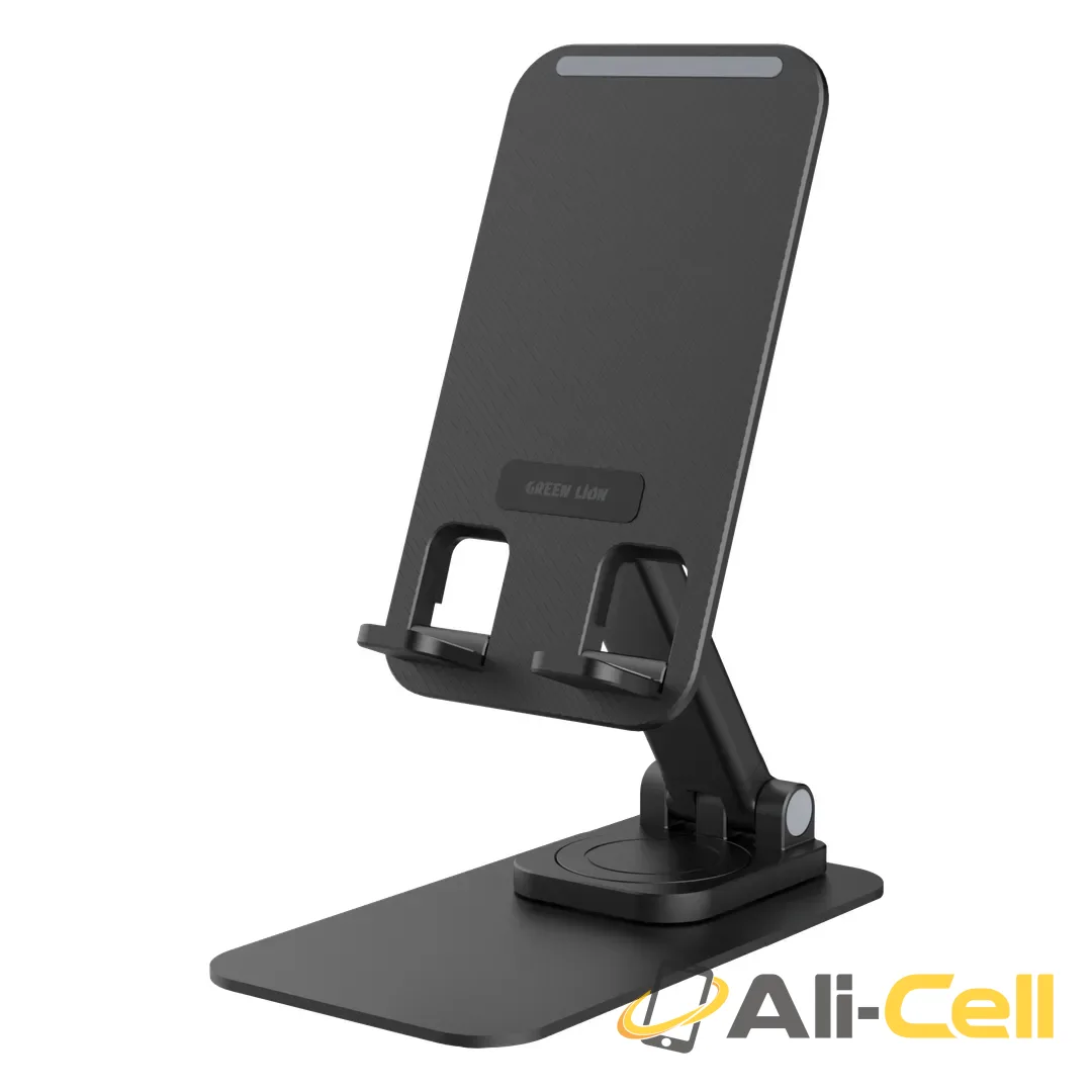 Green Lion Desk Stand Phone & Tablet Holder - Black