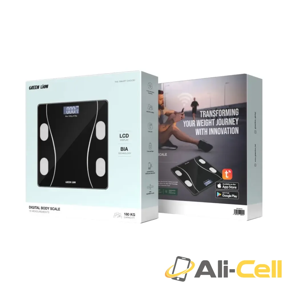 Green Lion Digital Body Scale GL-BWS01 - Black — 2