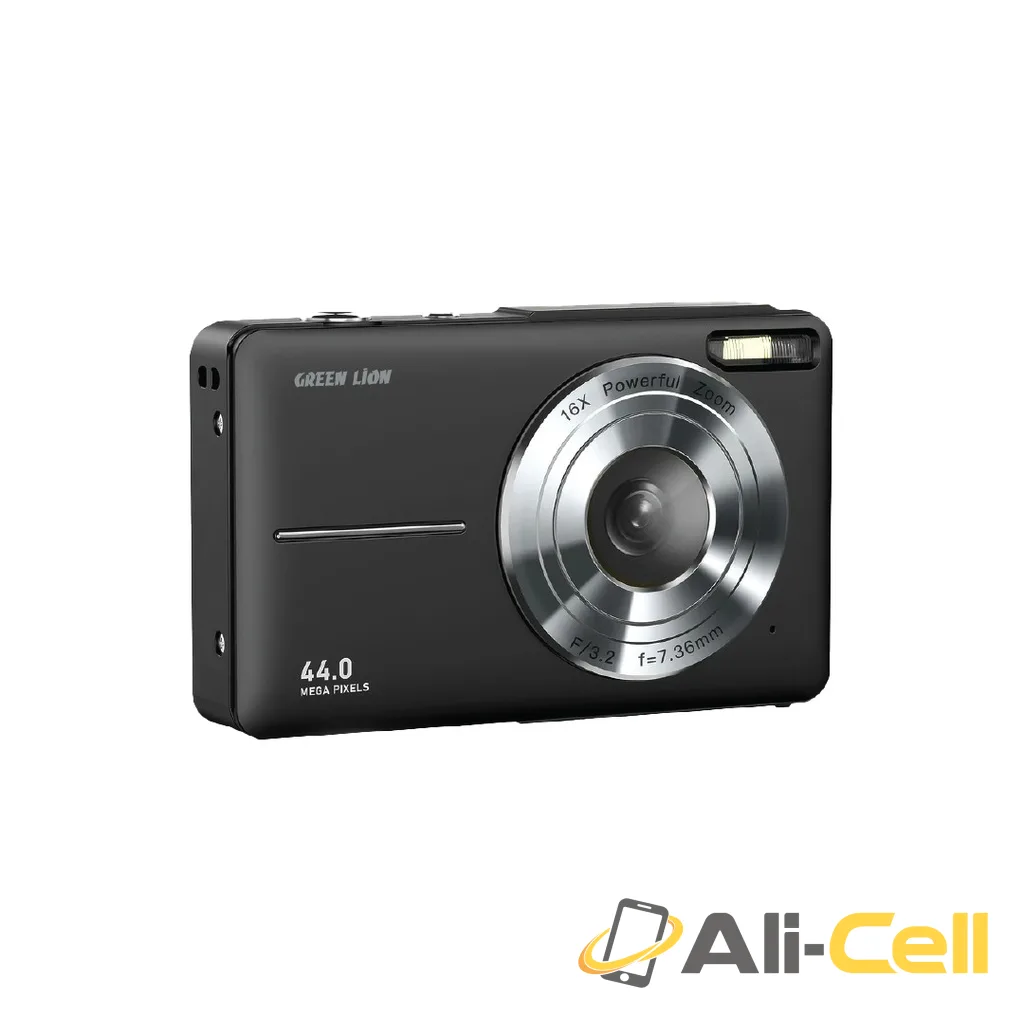 Green Lion Digital Camera - Black