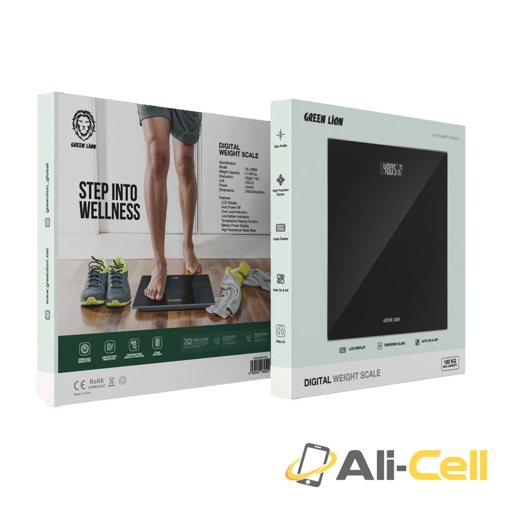 Green Lion Digital Weight Scale - Black — 2