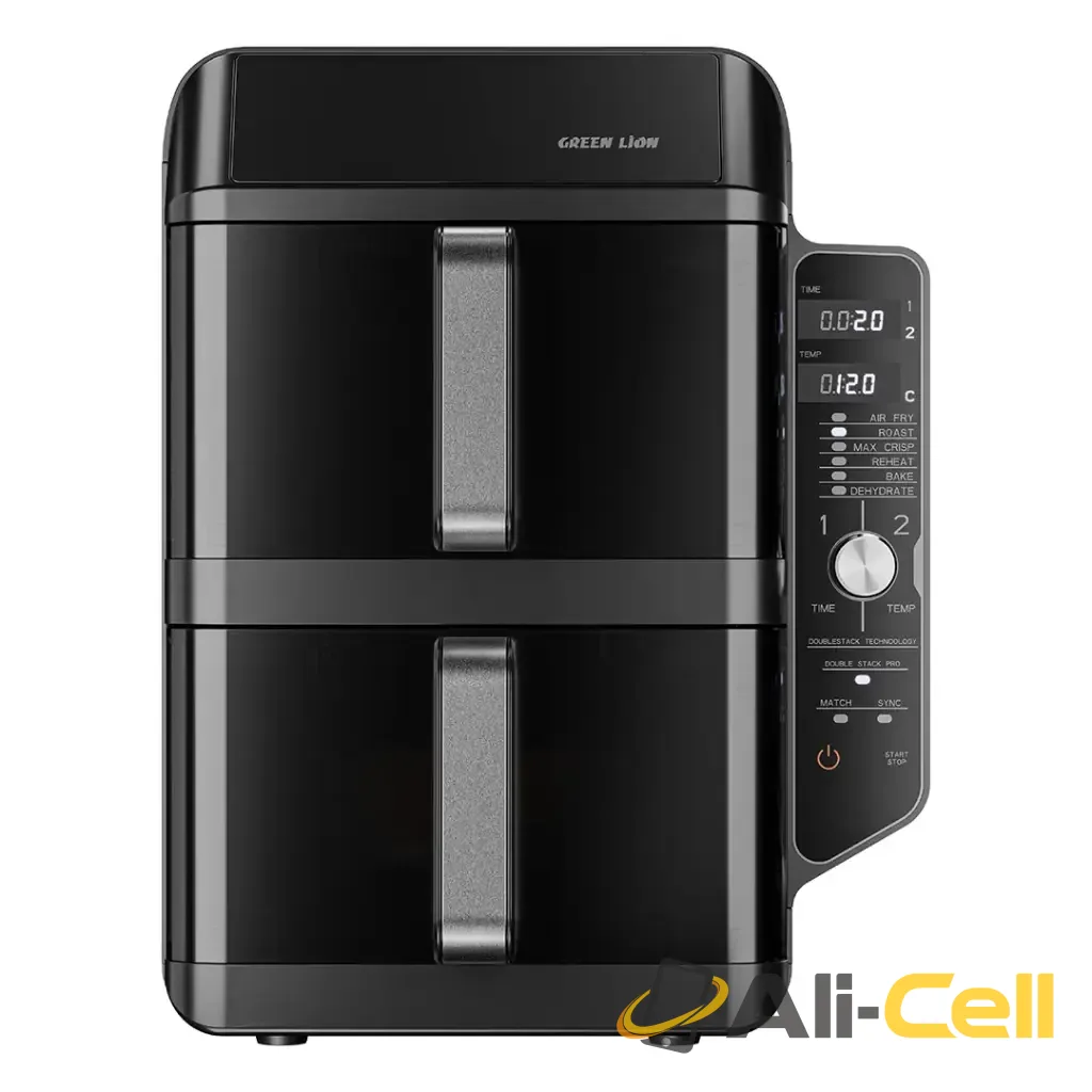 Green Lion Double-Decker Pro Digital Air Fryer 10.2L - Black — 2