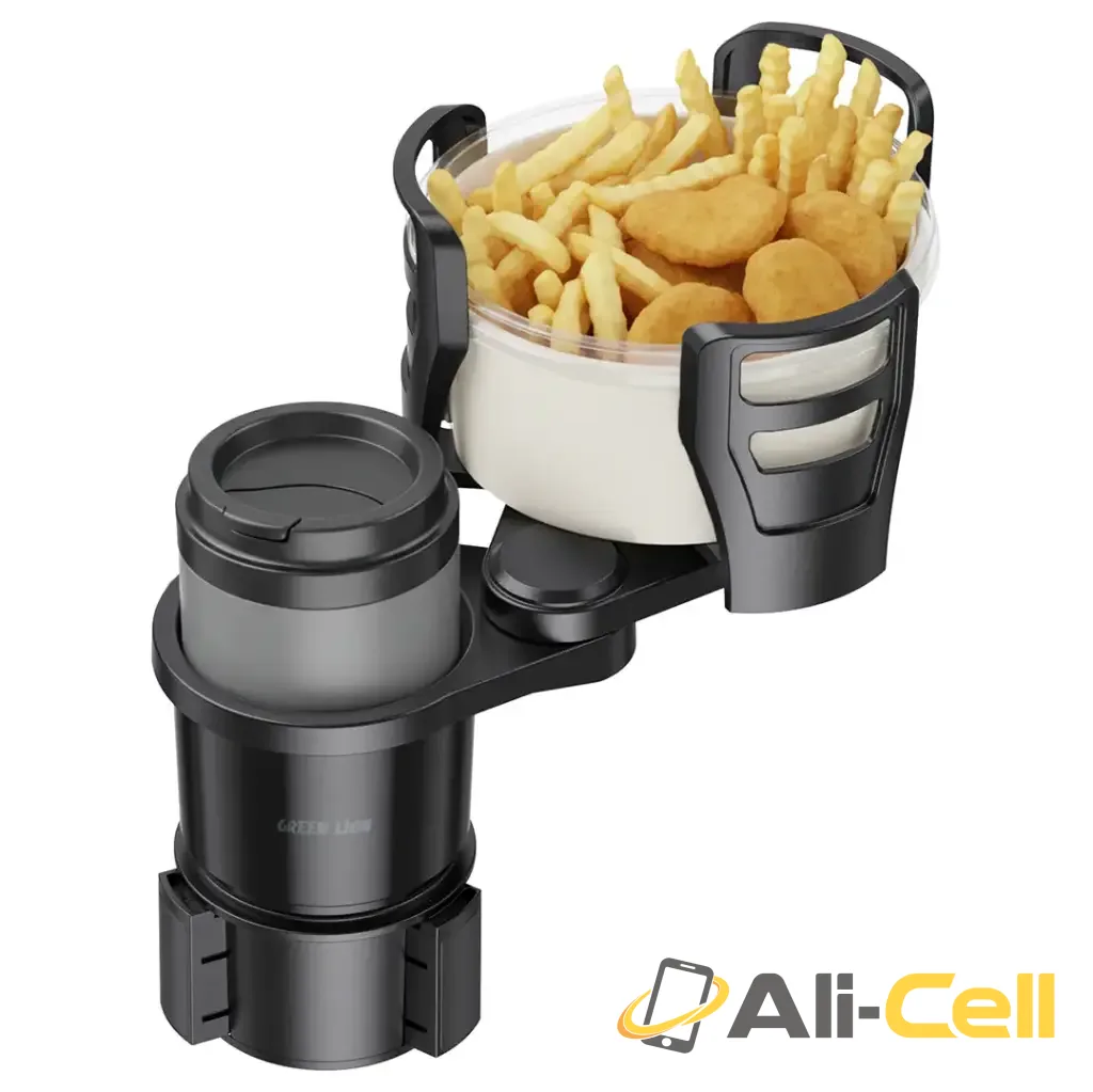 Green Lion Drive Flex 2-In-1 Cup Holder - Black