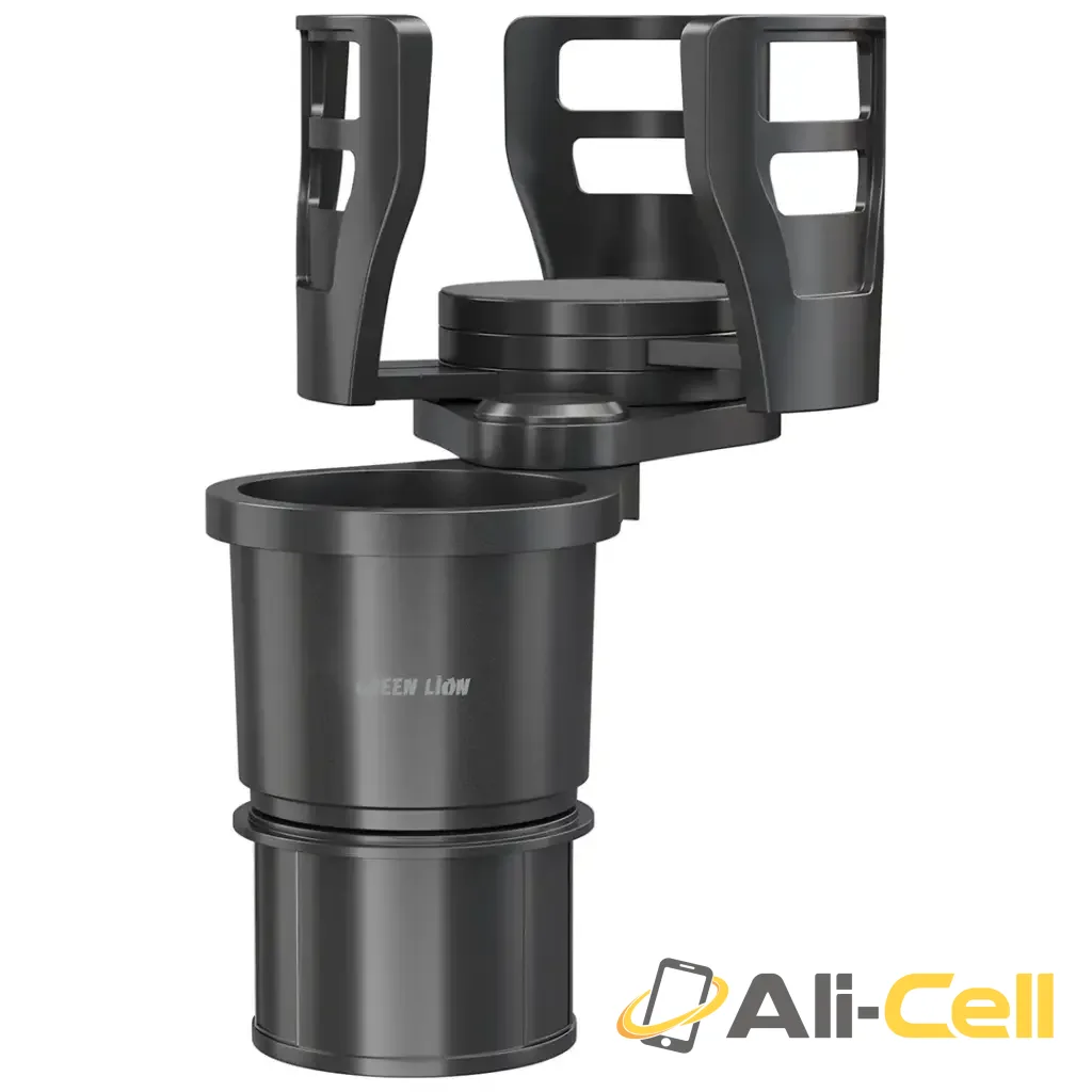 Green Lion Drive Flex 2-In-1 Cup Holder - Black — 3