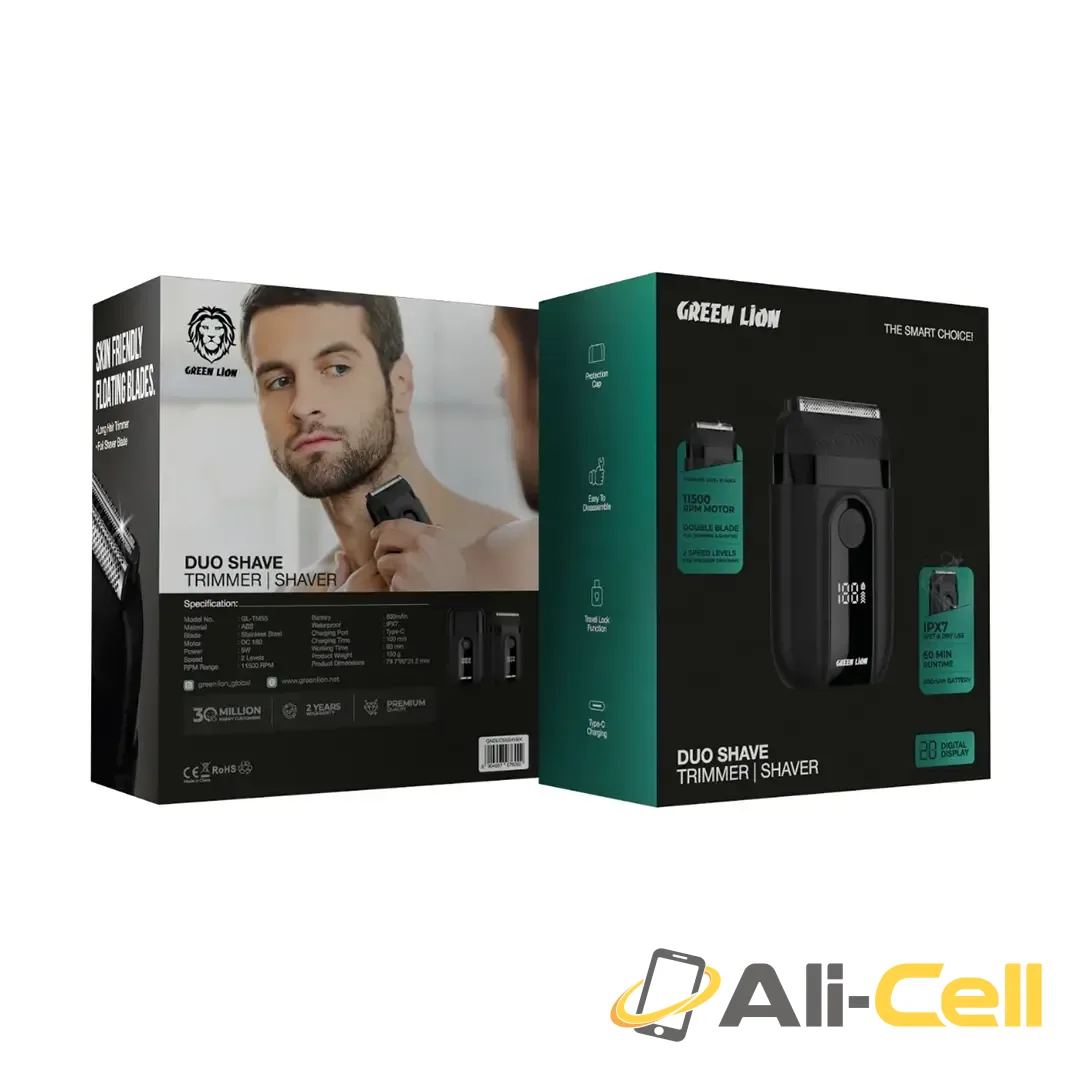 Green Lion Duo Shave Hair Trimmer & Shaver - Black — 2