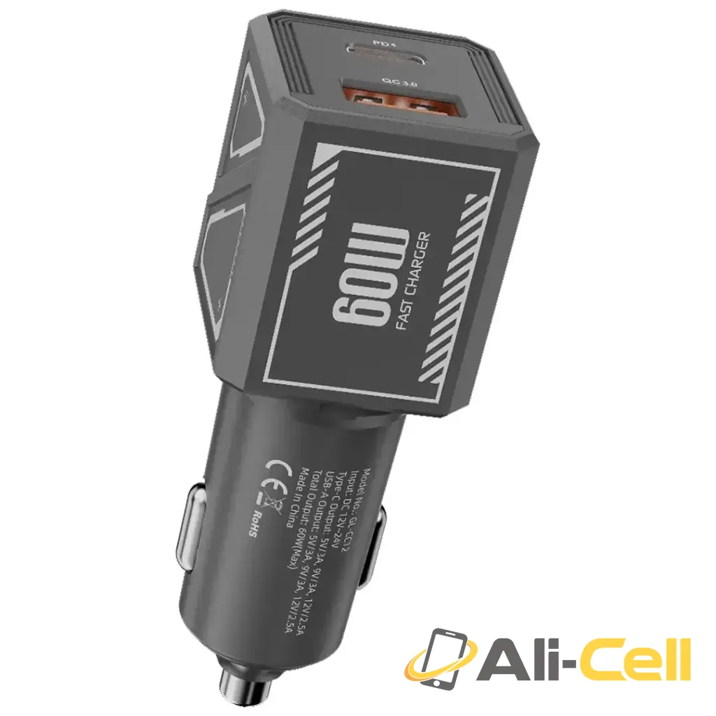 Green Lion Dual Volt Car Charger 60W — 2