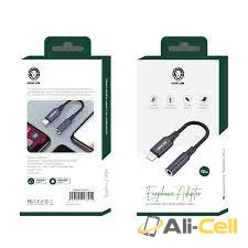 Green Lion Earphone Adapter Type-C to 3.5mm Audio Cable (12cm) - Gray — 2