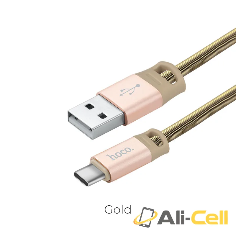 Cable USB to Type-C «U27 Golden shield» charging data sync (1.2m)