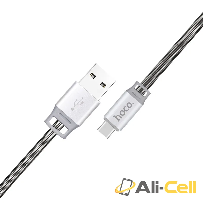 Cable USB to Type-C «U27 Golden shield» charging data sync (1.2m) — 2