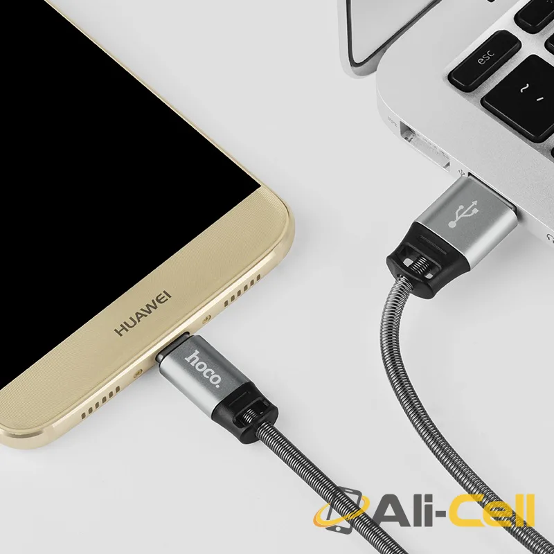 Cable USB to Type-C «U27 Golden shield» charging data sync (1.2m) — 5