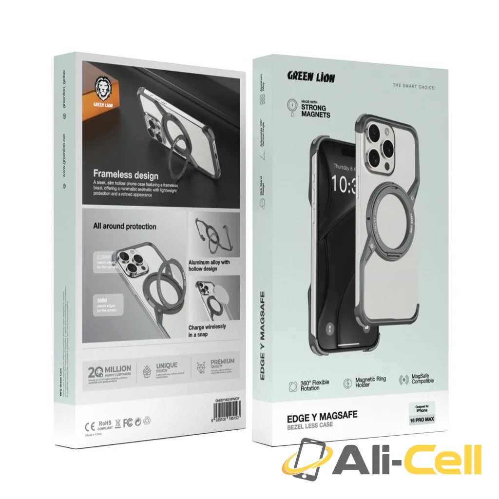 Green Lion Edge Y MagSafe Bezel Less Case for iPhone 16 Pro Max/Pro — 2