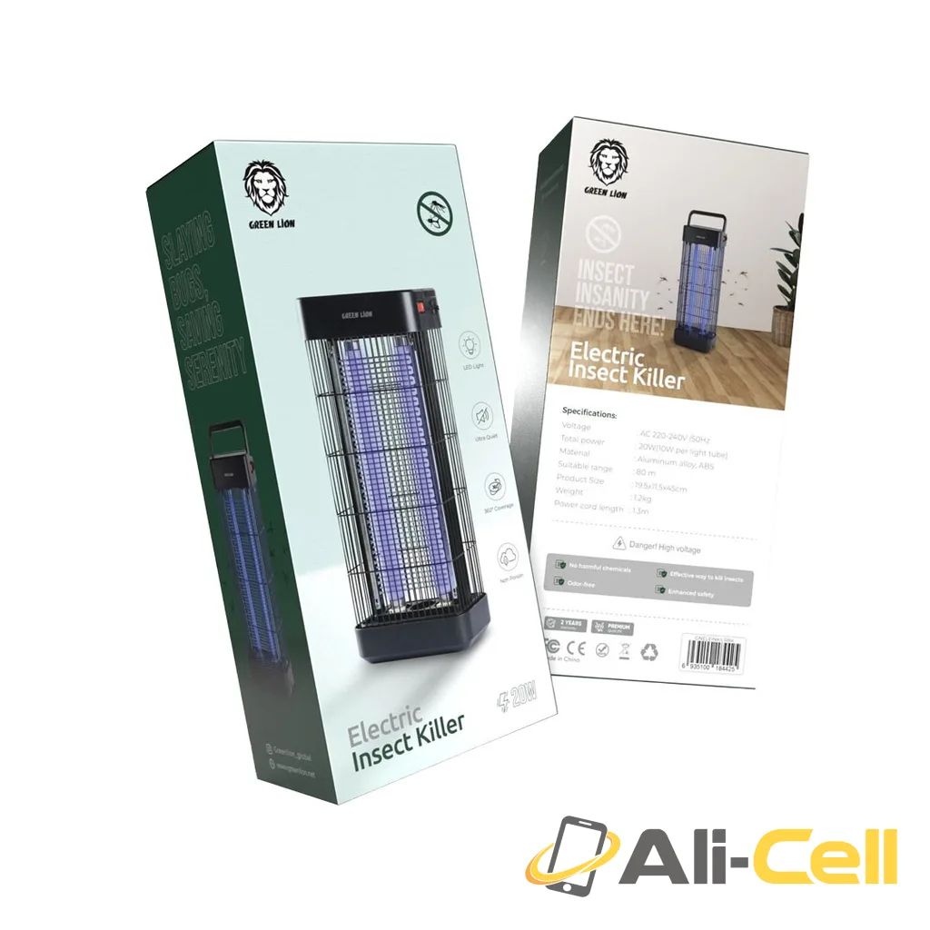 Green Lion Electric Insect Killer - Black — 2