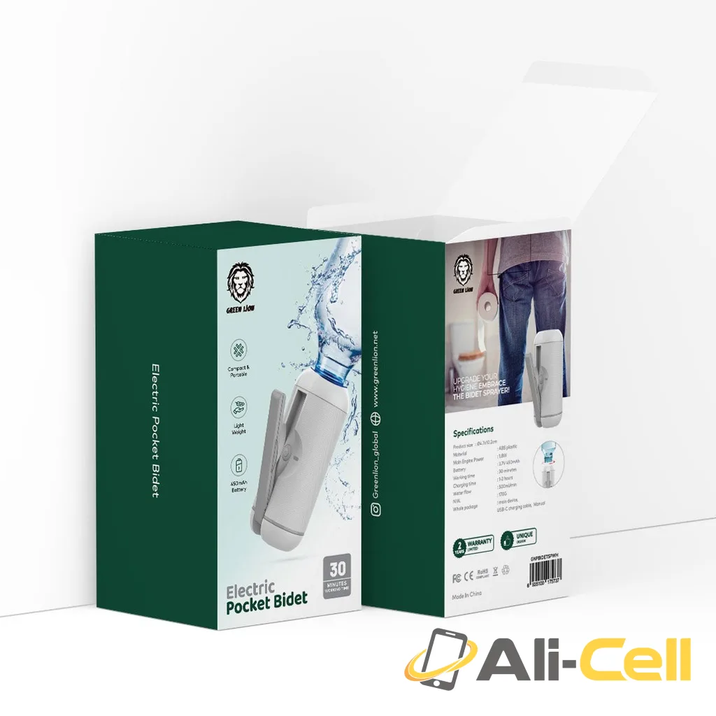Green Lion Electric Pocket Bidet - White — 2