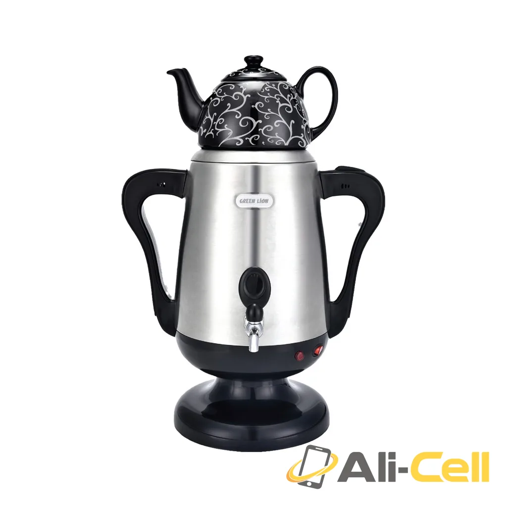 Green Lion Electric Samovar - Silver
