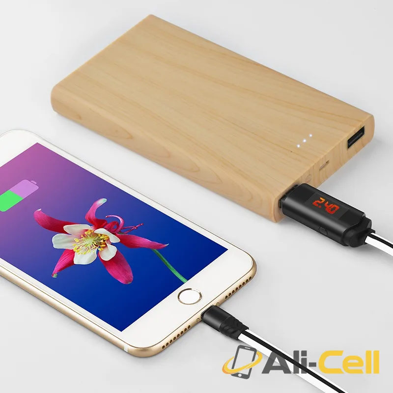 Cable USB to Lightning «U29 LED» charging data sync (1.2m) — 4