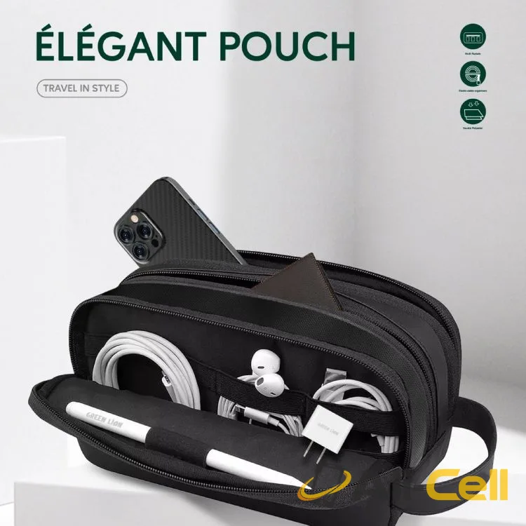 Green Lion Elegant Pouch - Easy for Carrying Suitable for Outdoor Business Office School — 2