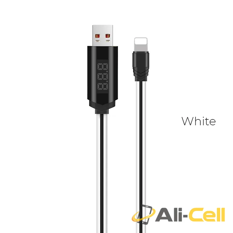 Cable USB to Lightning «U29 LED» charging data sync (1.2m)
