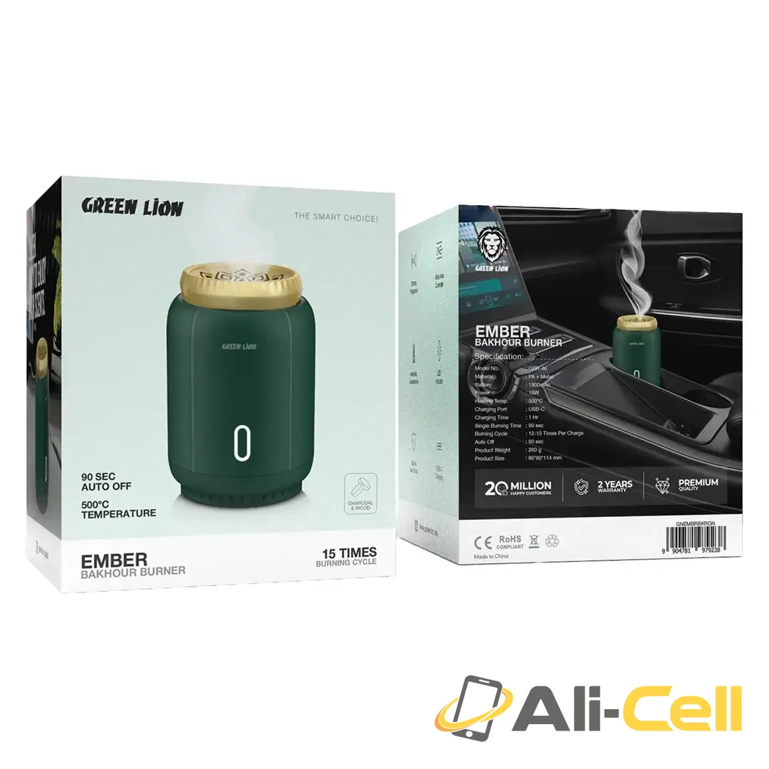 Green Lion Ember Bakhour Burner — 2