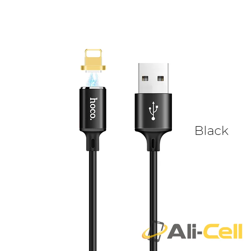 Cable USB to Lightning «U28 Magnetic» charging (1.0m)