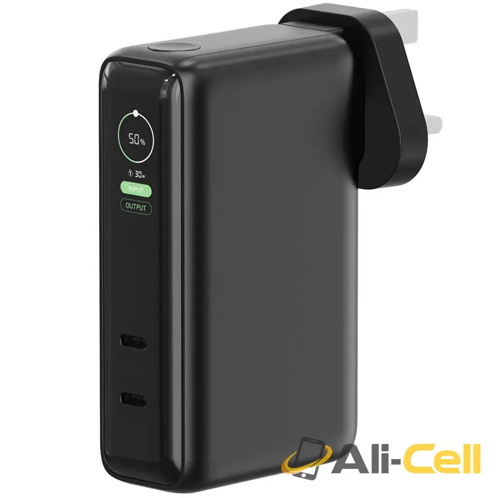 Green Lion Energix Power Bank & Charger - Black