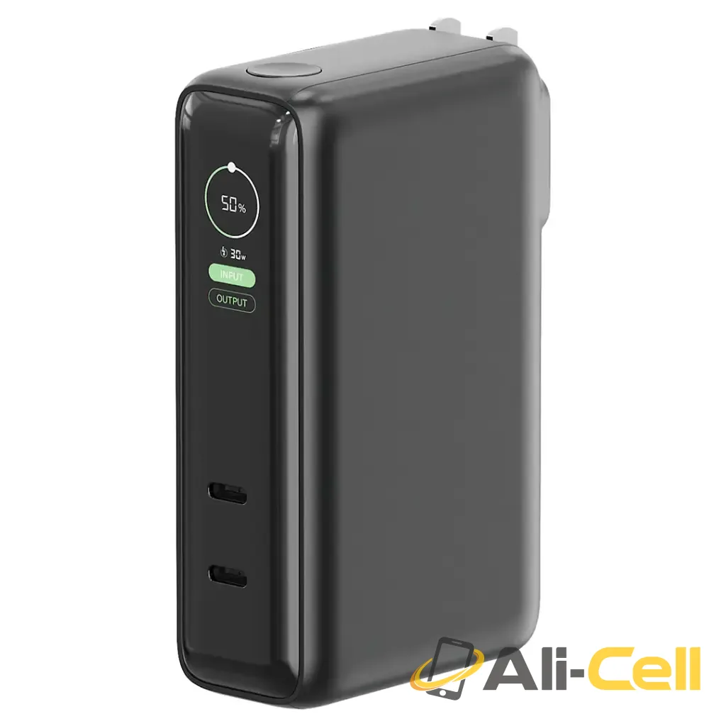 Green Lion Energix Power Bank & Charger - Black — 2